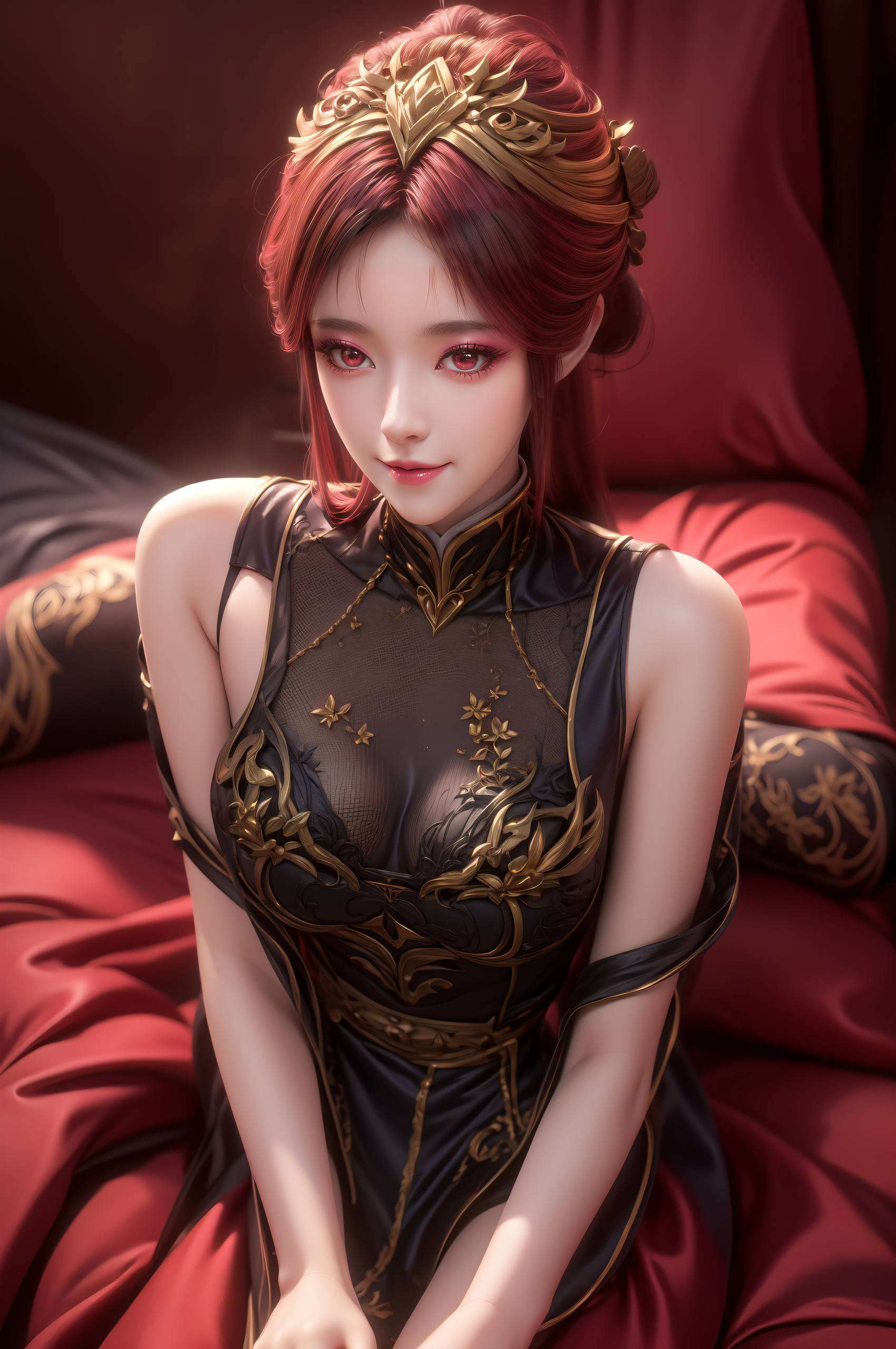 仿佛在诉说着她那不为人知的过往与未来的命运她的美丽与危险并存