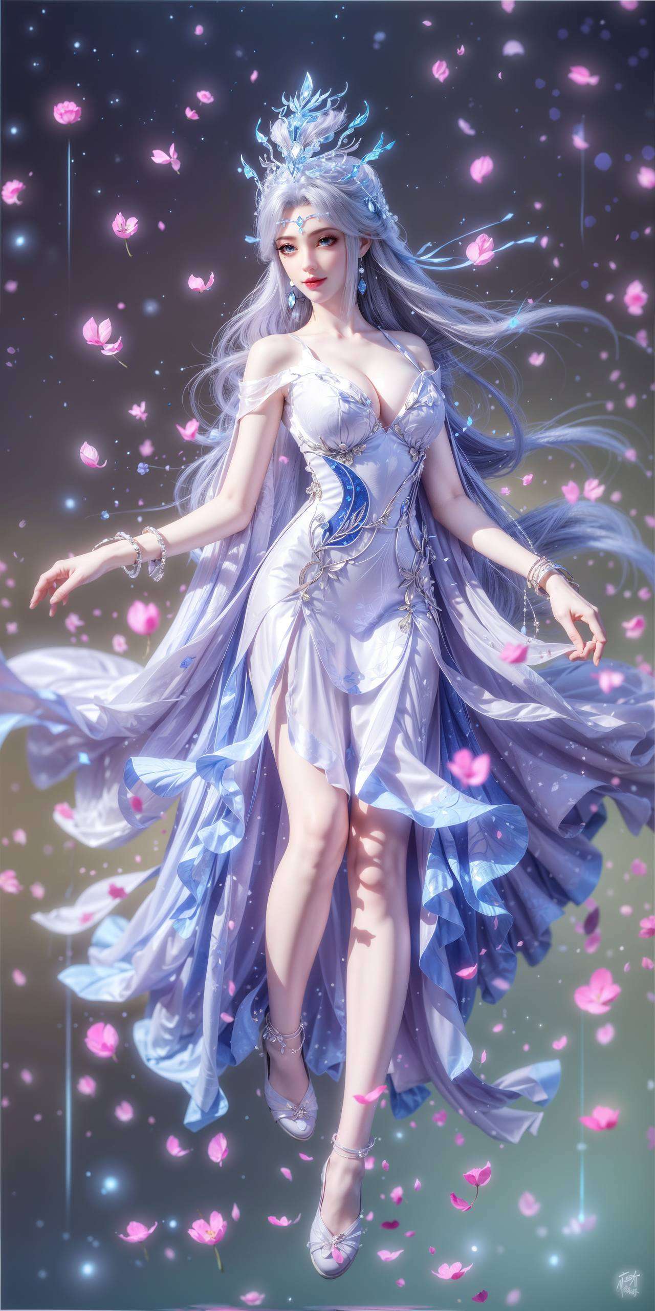 如同晨露中的花瓣每一次舞动