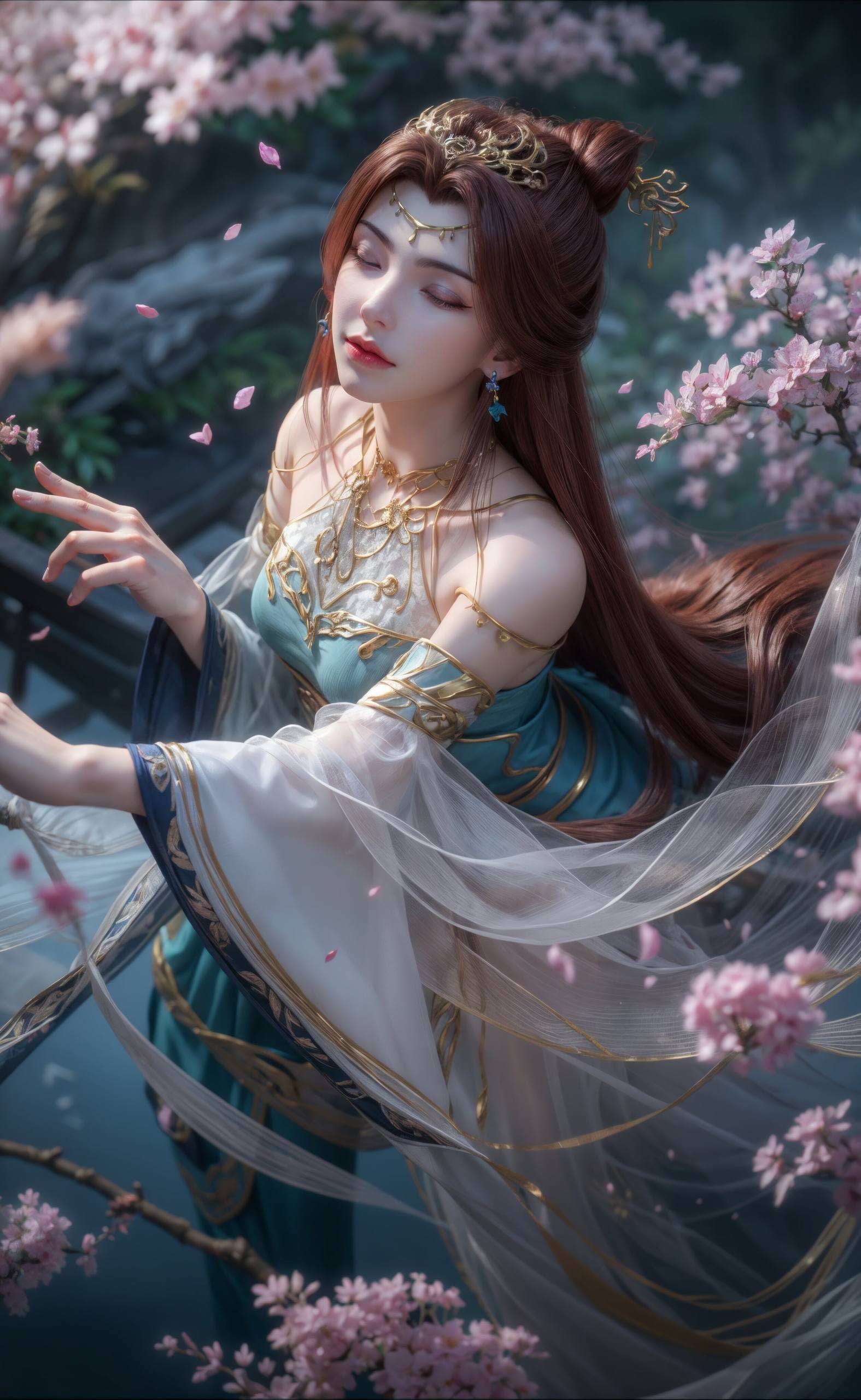 国漫之女神也身姿曼妙