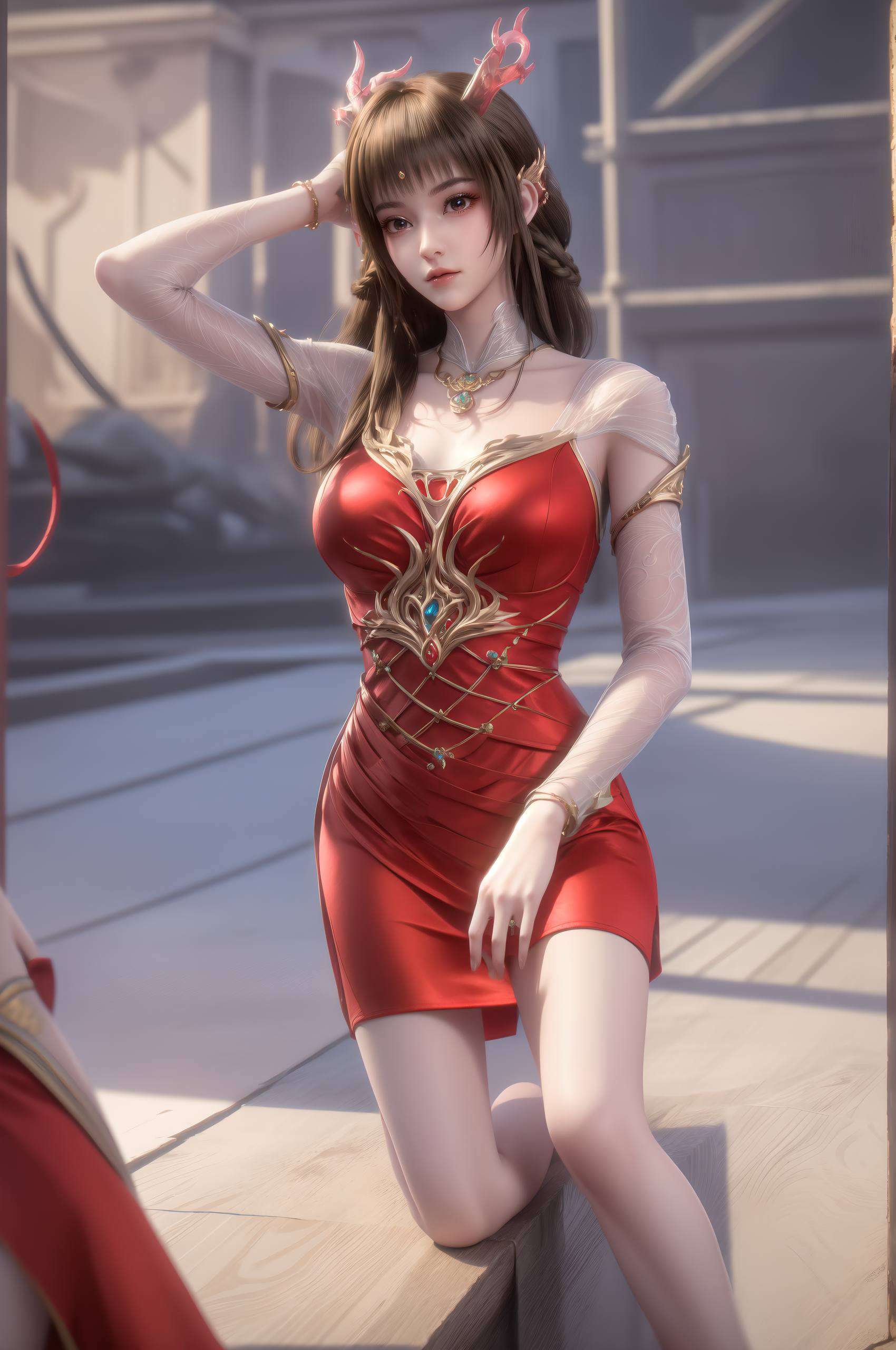 云落壁纸女神如梦