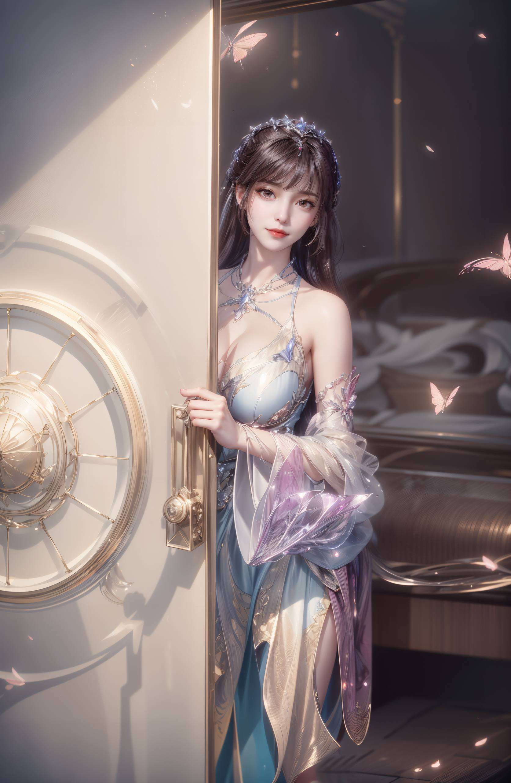 她的美丽不仅仅是外在的容颜陈小舞如同一朵绽放的莲花
