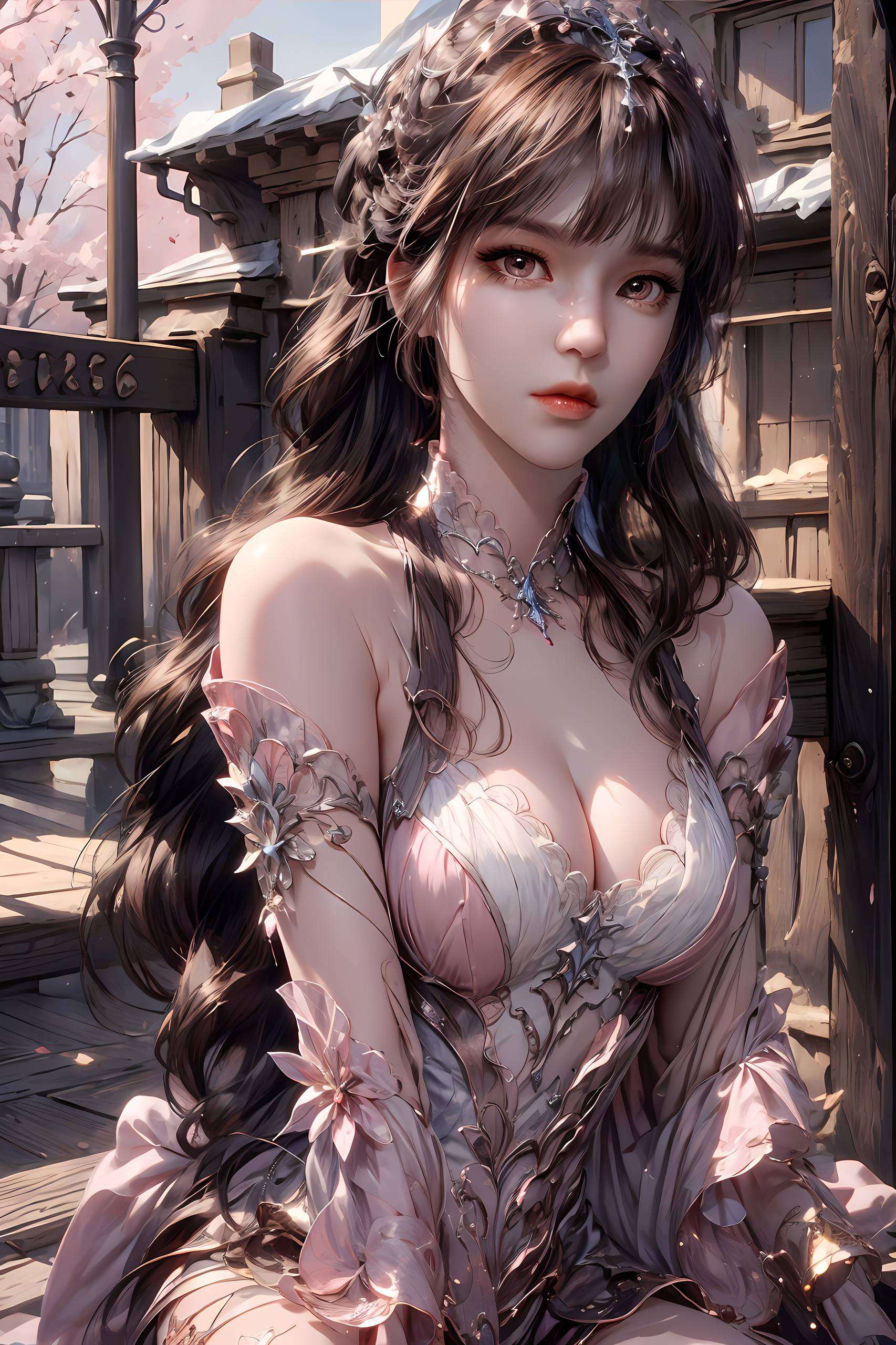 清纯而不失坚韧而她