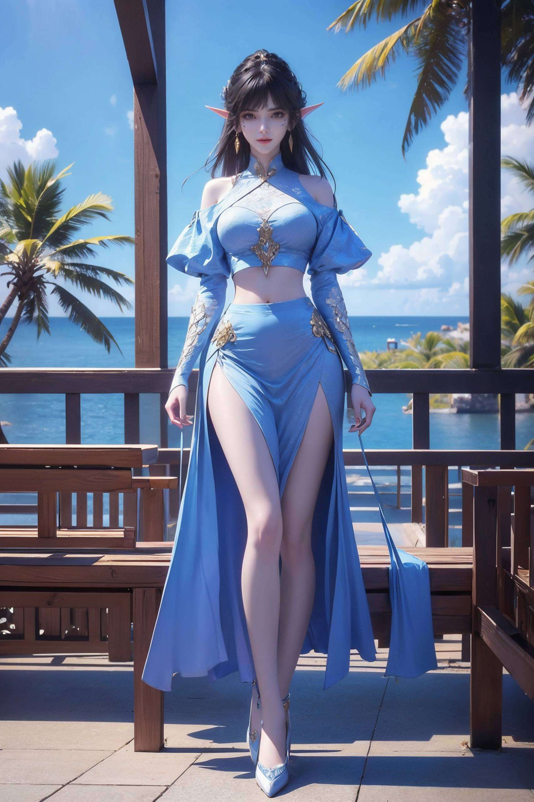 想象一下今天给大家带来的是《斗破苍穹》里那位风华绝代的凤清儿！这位天妖凰族的公主