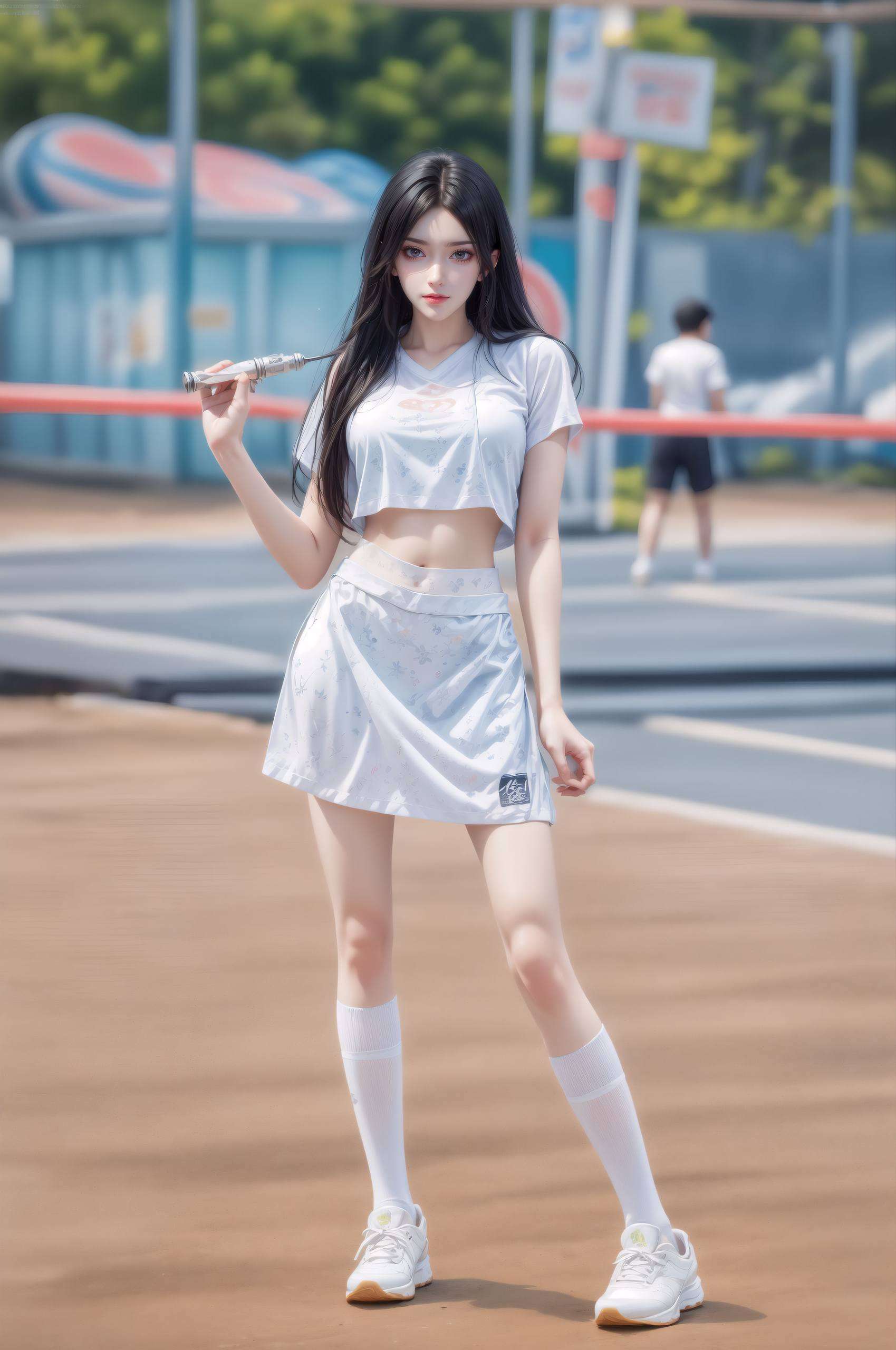 她的身影仿佛是命运的笔触