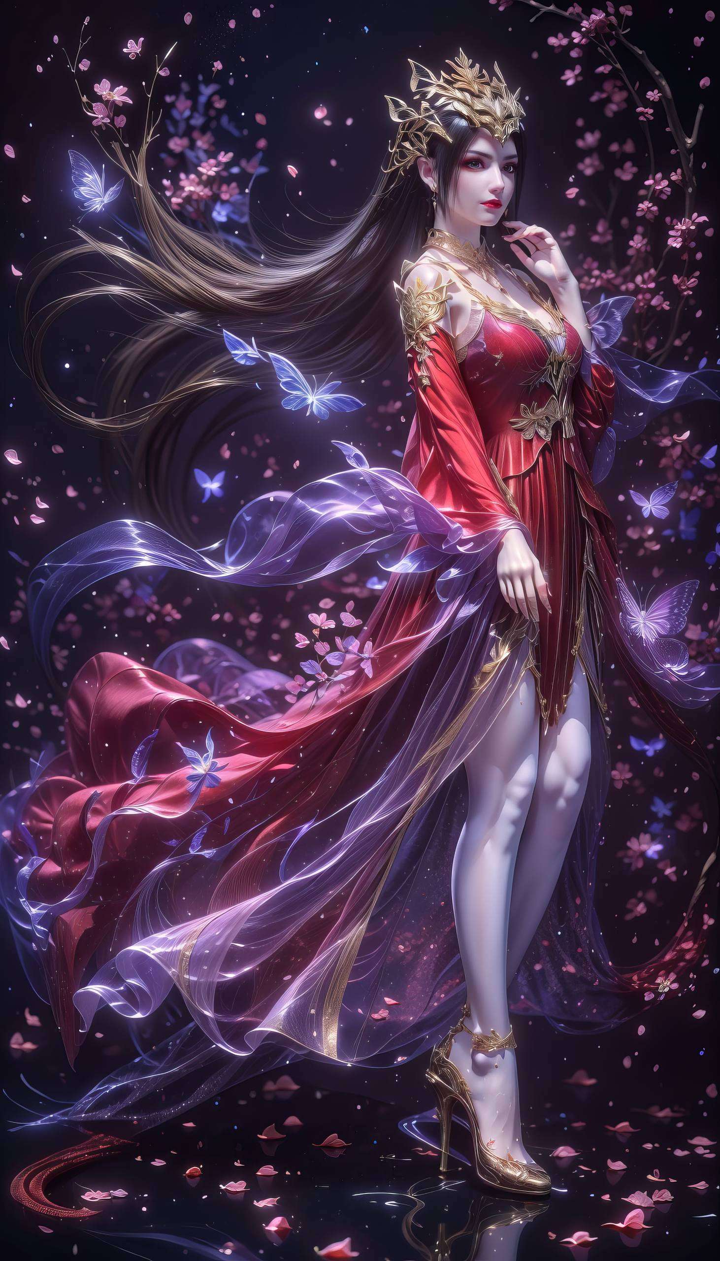 她的眼神中藏着无尽的秘密在斗破苍穹的世界里