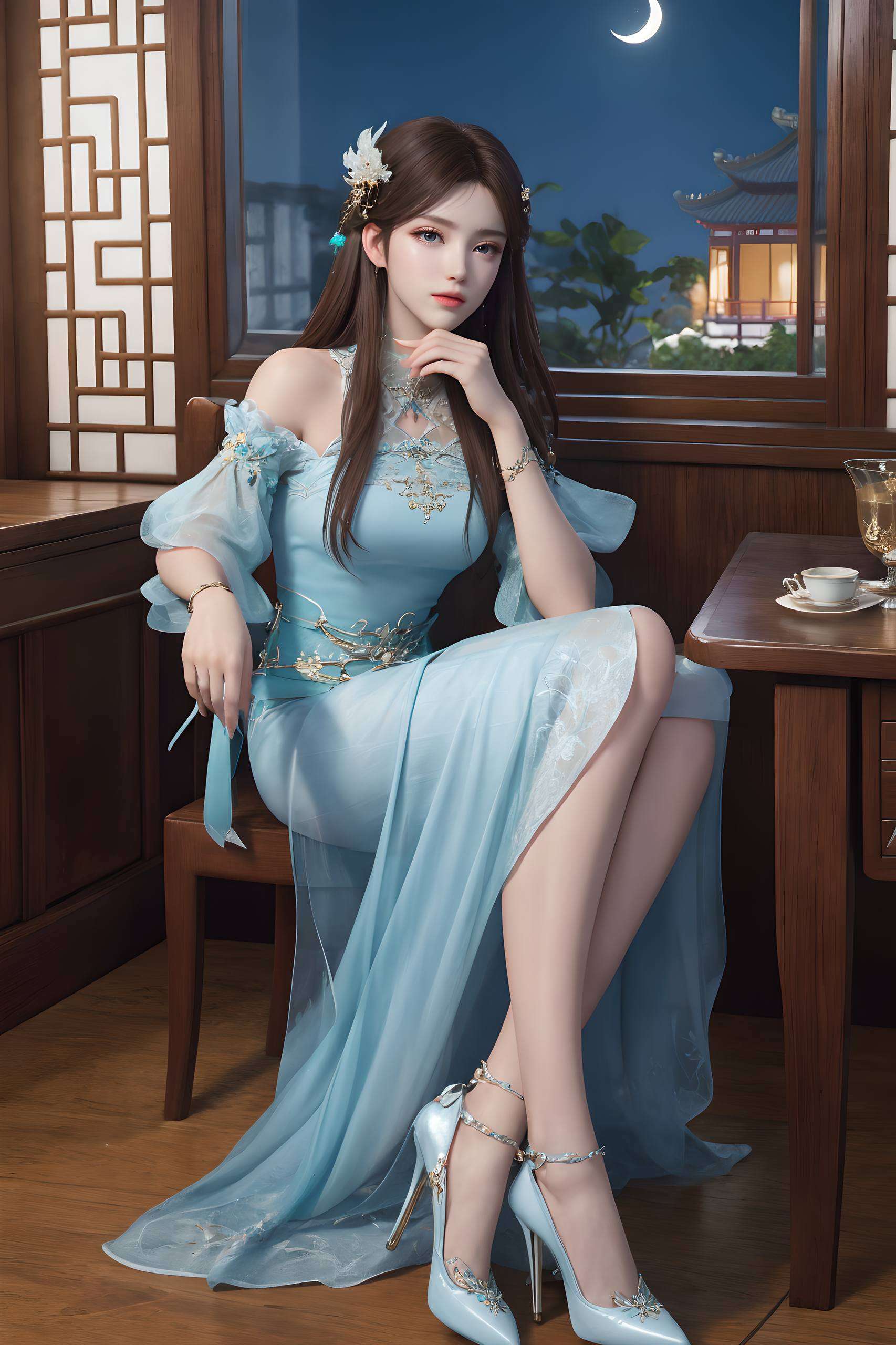 今天给大家带来的是古族千金萧薰儿的全屏免费安卓桌面装饰图！这位国漫女神不仅颜值爆表各位壁纸控们
