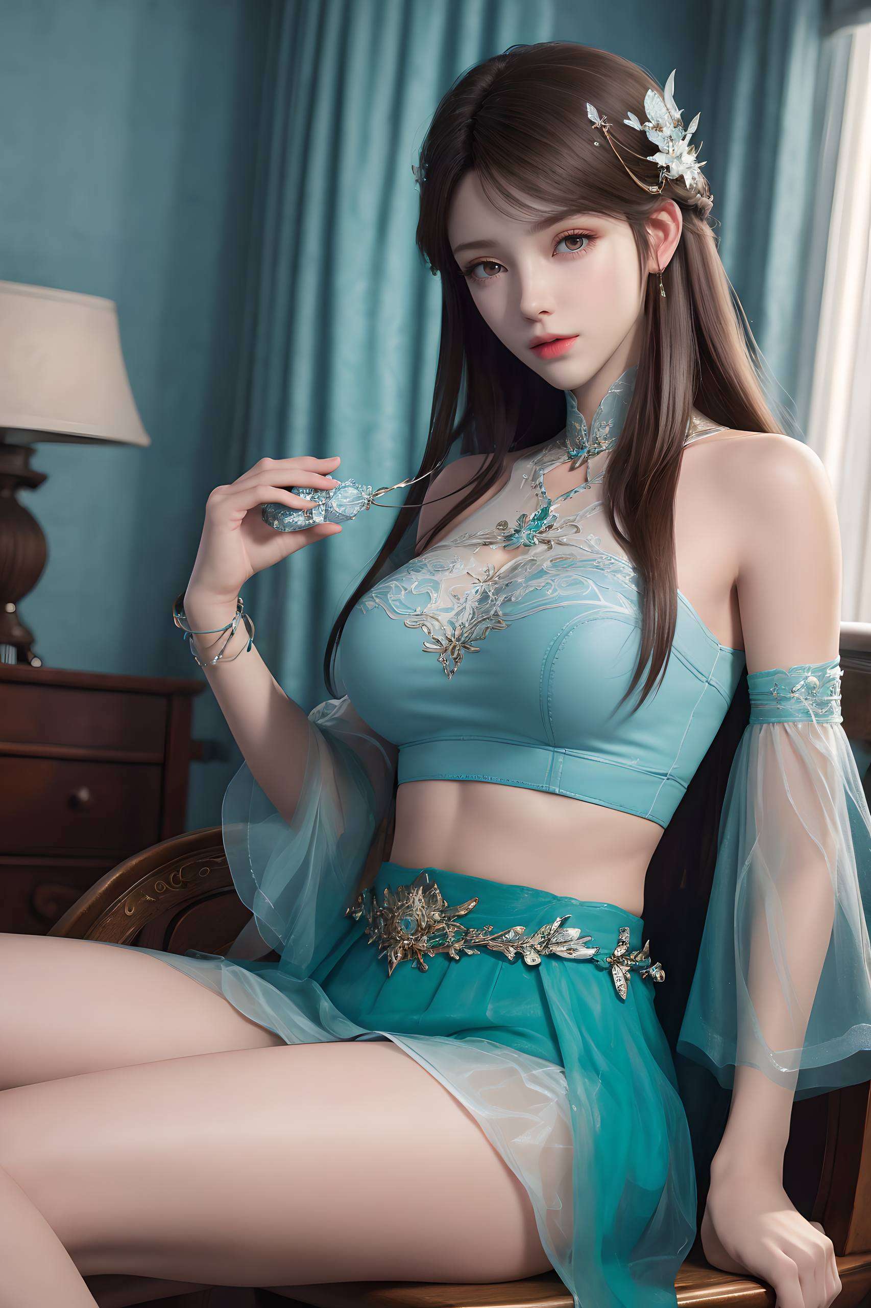 萧薰儿如同一朵不染尘埃的莲花她是国漫中的女神