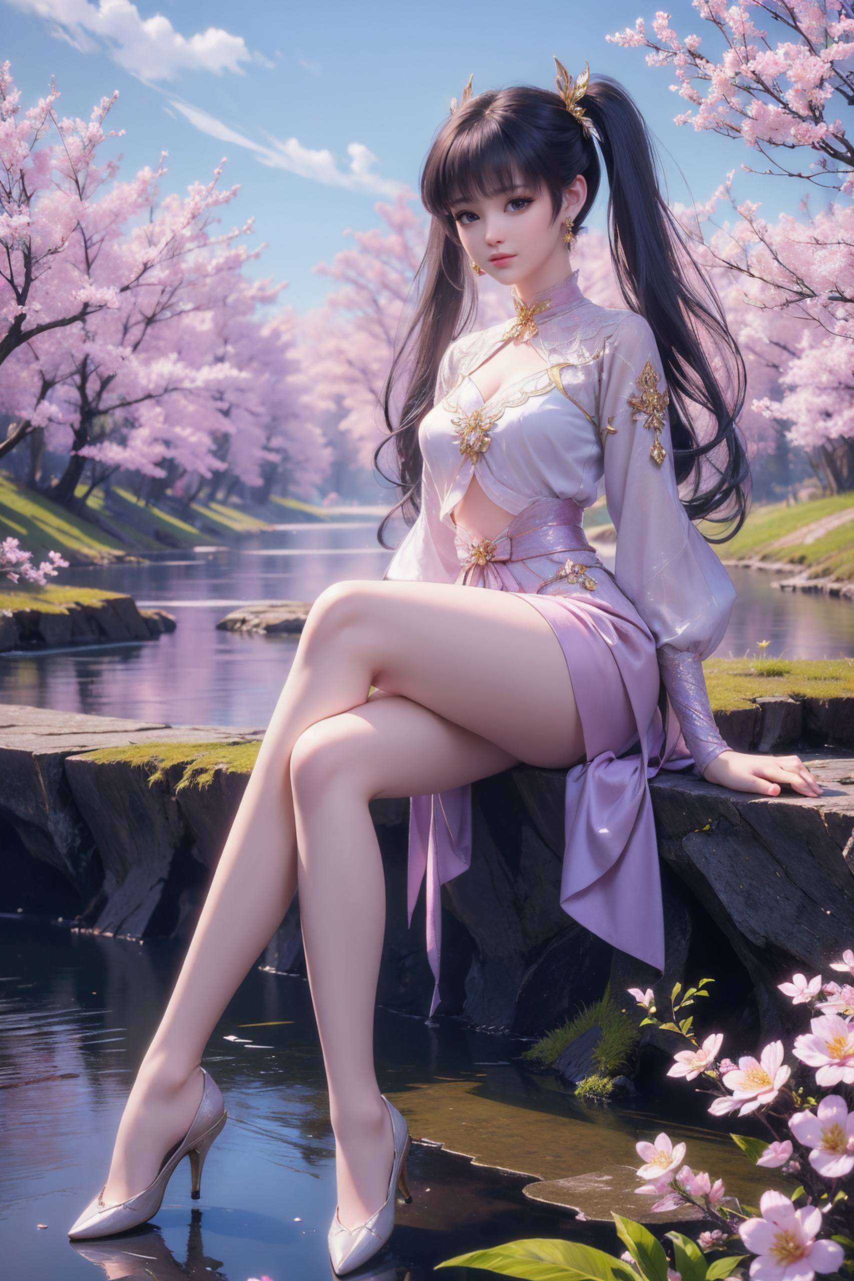 无疑是斗破苍穹中最令人心动的国漫女神她的眼神中透露出不可一世的傲气