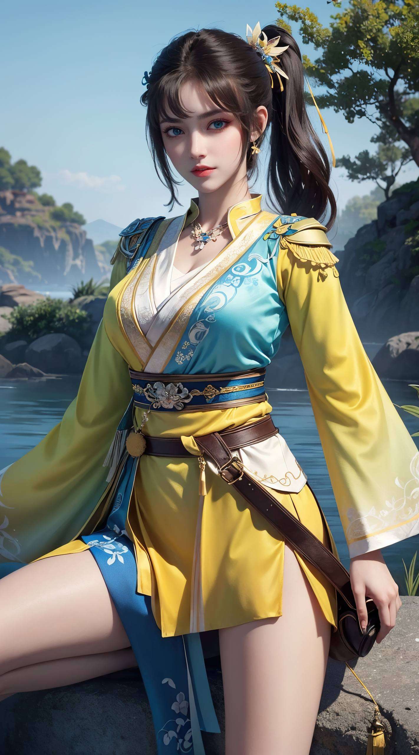 激励着每一个追求梦想的人仿佛是玄幻世界中的女神降临