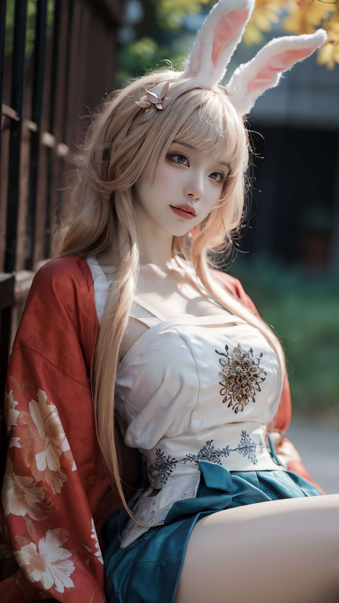 专为你的Win10和宽屏设备量身定制！想象一下这位国漫女神在你桌面上翩翩起舞