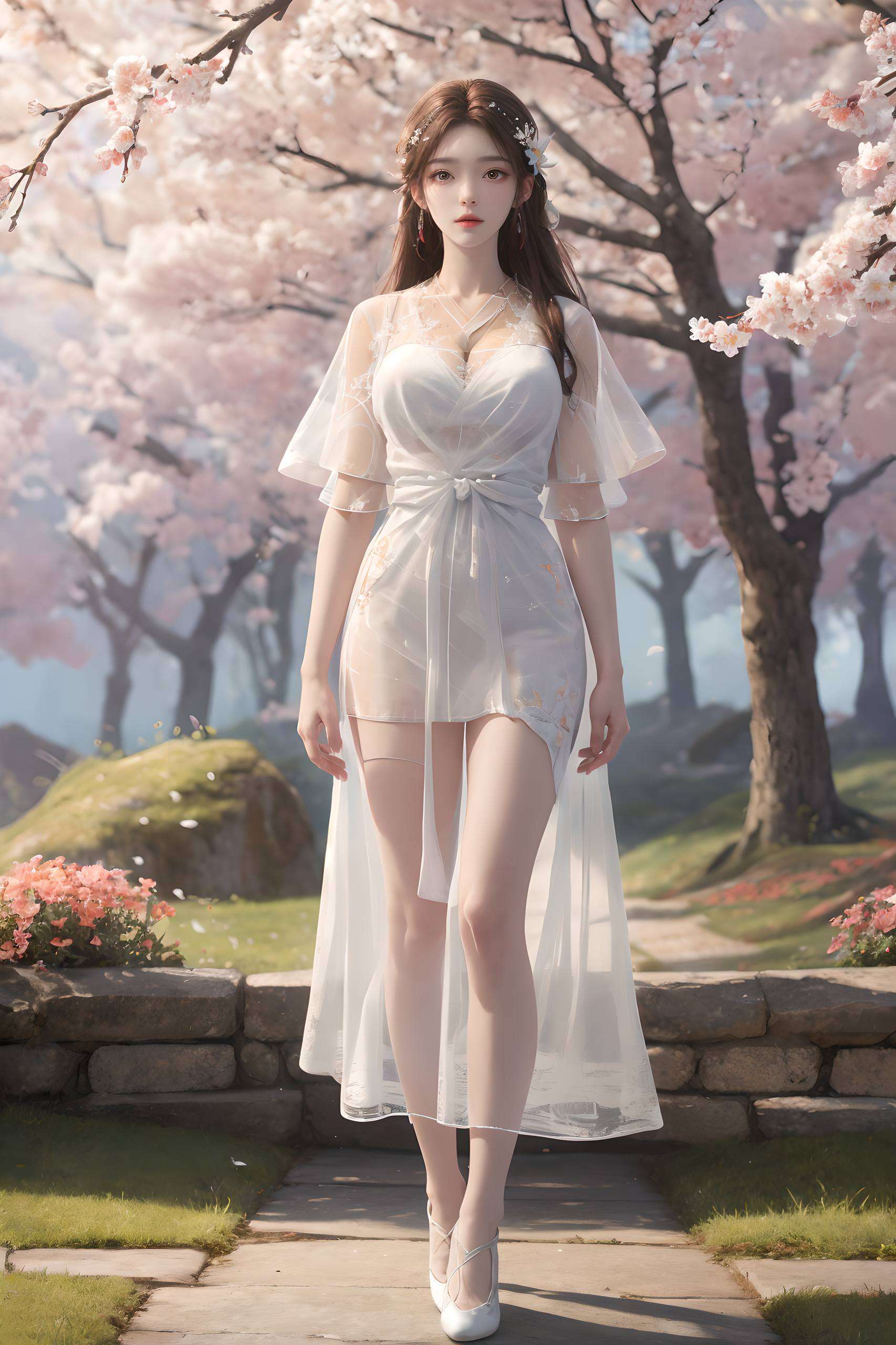 不再是那个在玄幻世界里飞来飞去的仙子完美的构图