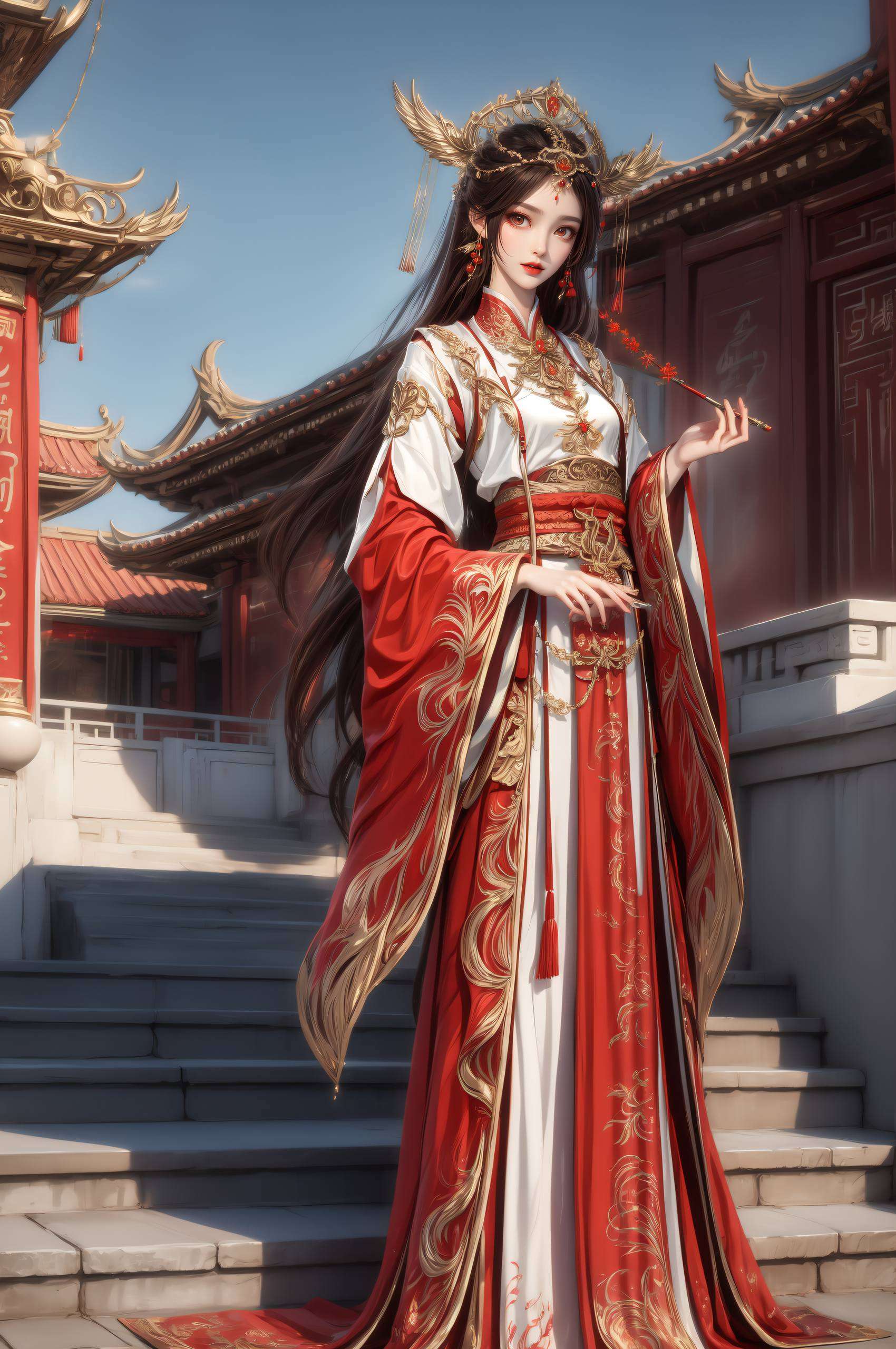 红装如火仿佛能点燃你手机的每一个像素