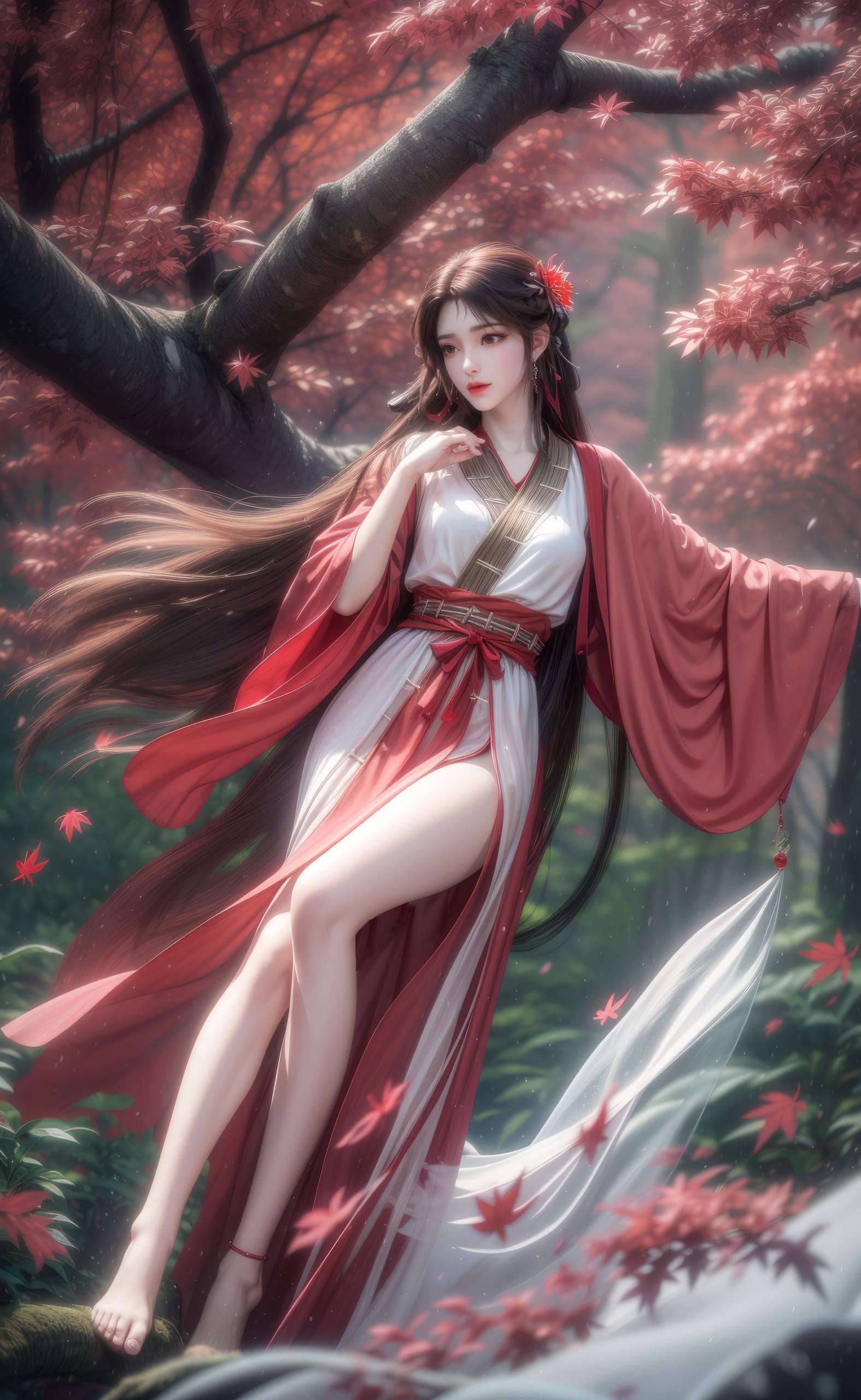 简直是玄幻世界的完美组合紫色和粉色的搭配让整个画面既神秘又甜美