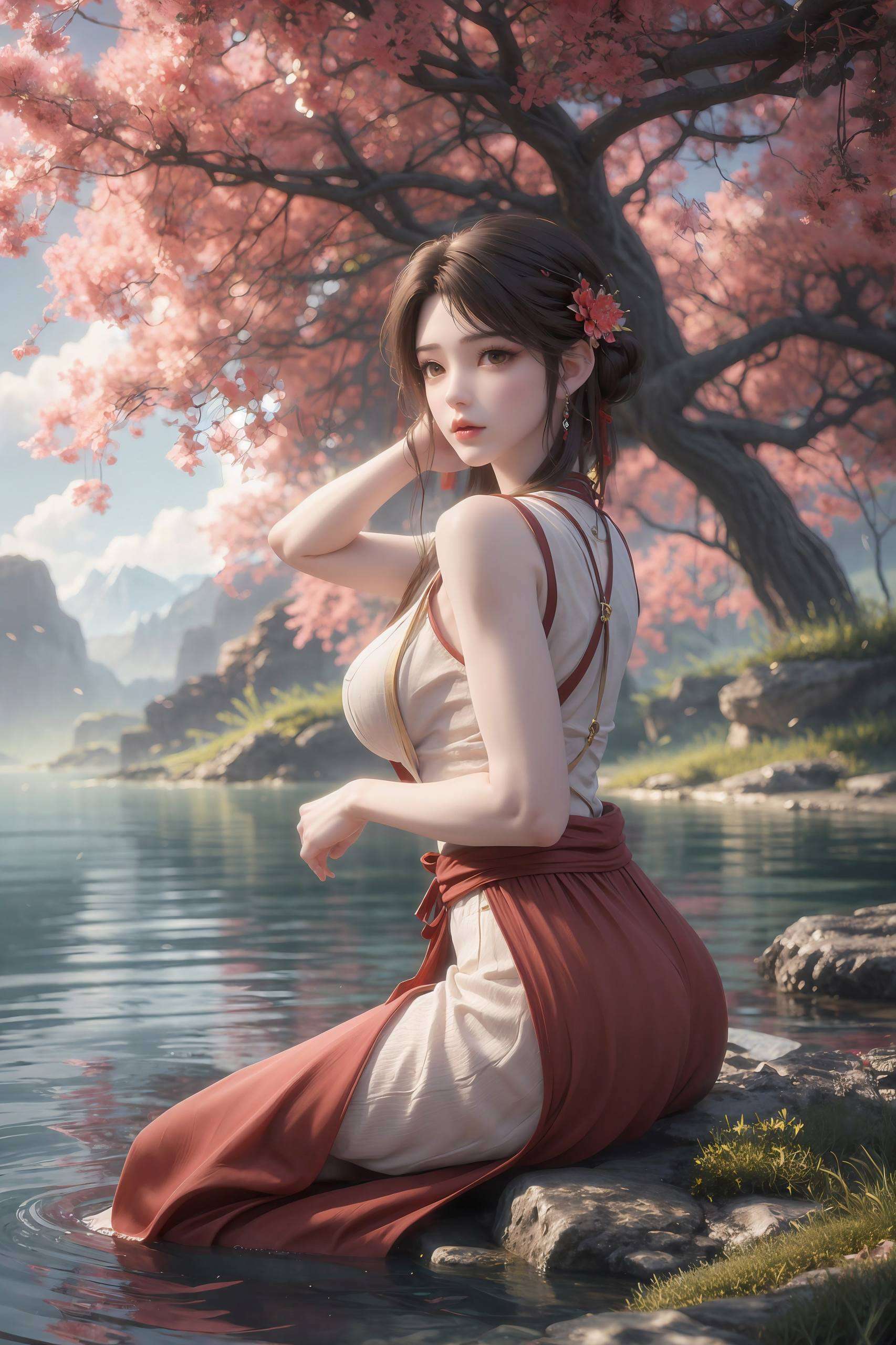 尽显其玄幻之美其容颜绝世