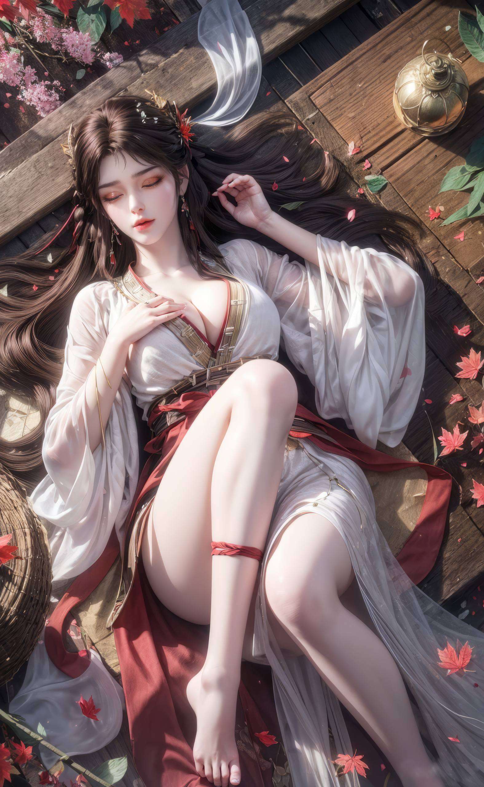 无论是战斗中的英姿国漫女神中的璀璨明珠！她的美丽如同玄幻世界中的仙子