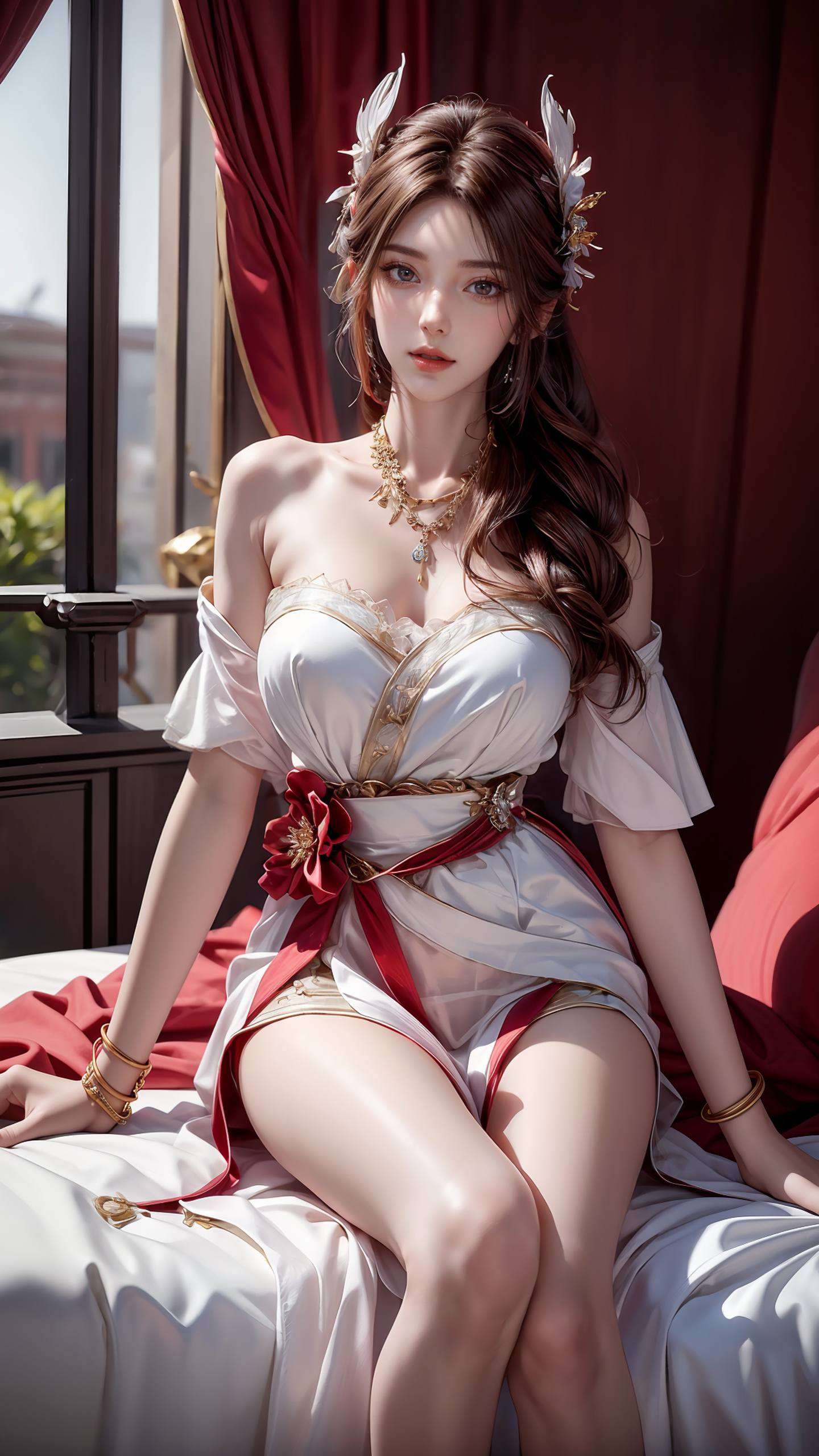 她的眼神中也有对命运的抗争