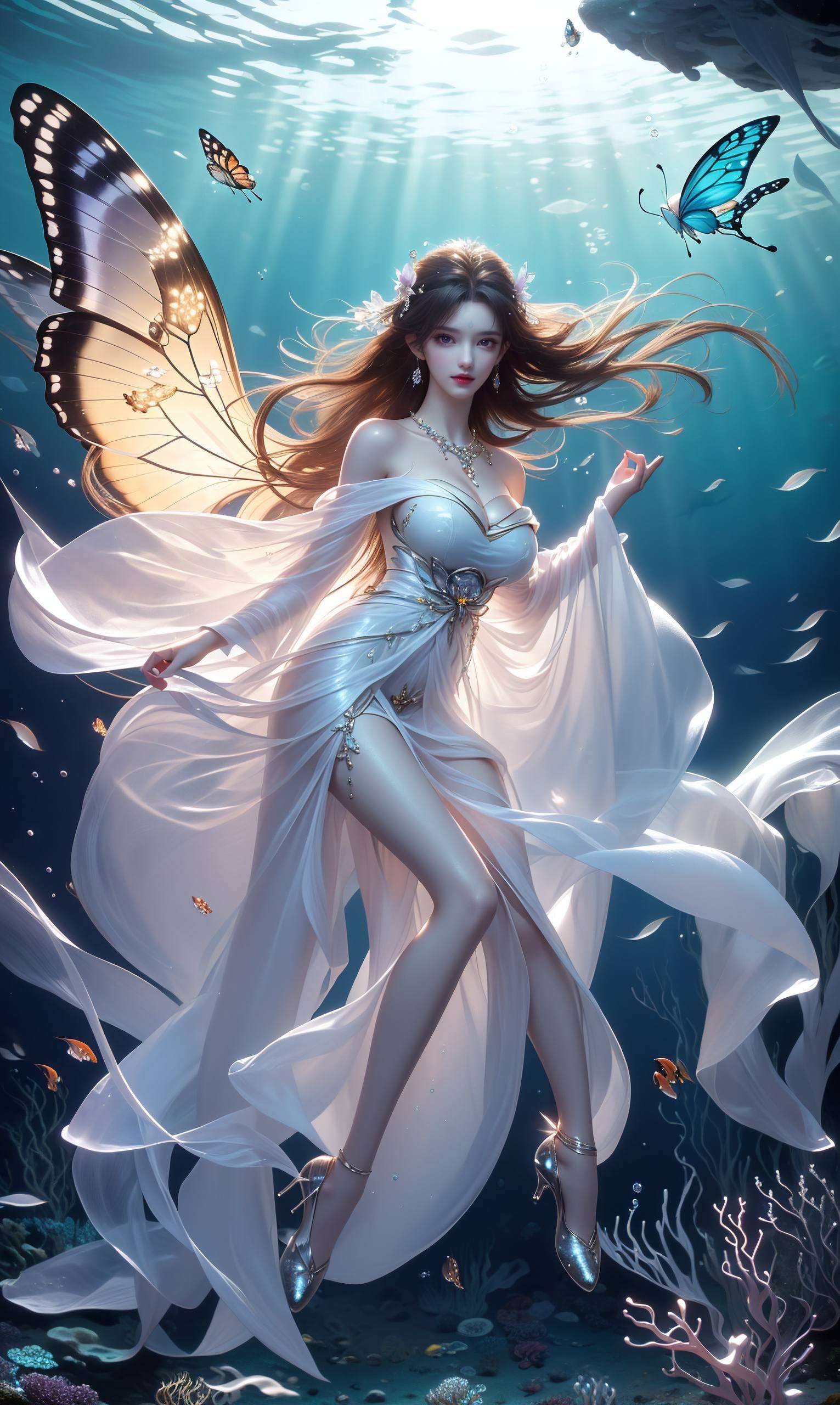 感受玄幻世界的震撼与美丽电光火石间尽显国漫女神风采！4K高清壁纸