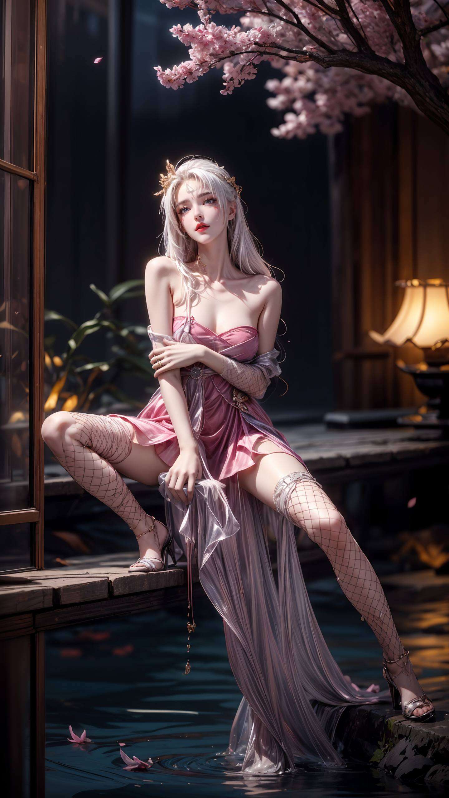 眼神中透着一丝狡黠让你的手机屏幕也变成仙境吧！