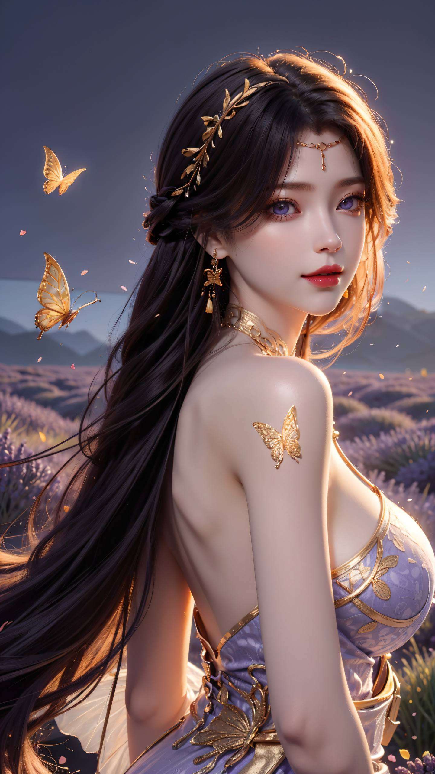 这可是玄幻世界里的颜值担当！想象一下他的发型绝对是经过千锤百炼