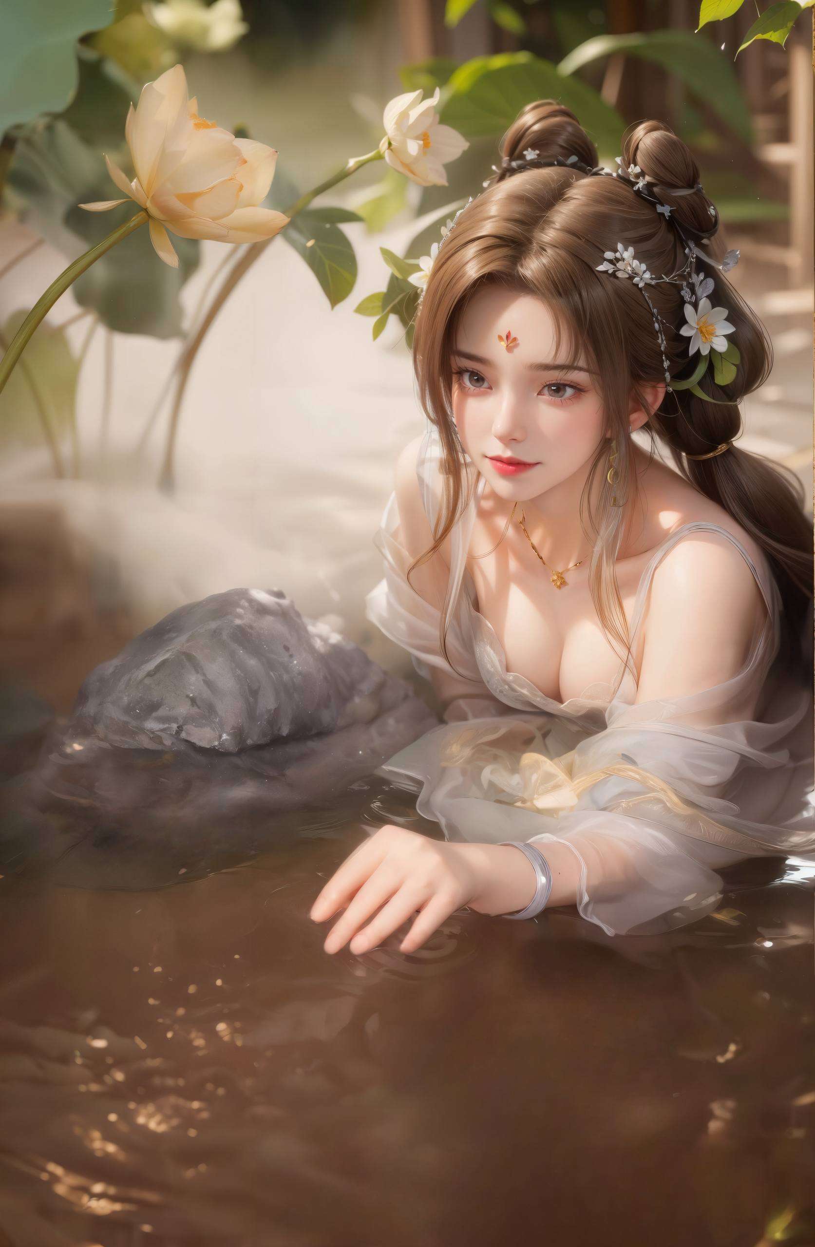 她的美貌与智慧并存在仙逆的世界里