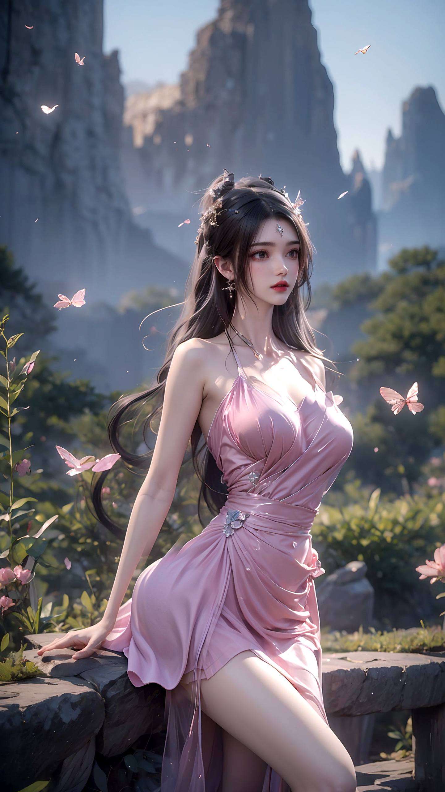 清漪李慕婉如同一朵盛开的仙莲她的高清壁纸仿佛能让人触摸到那飘渺的仙气