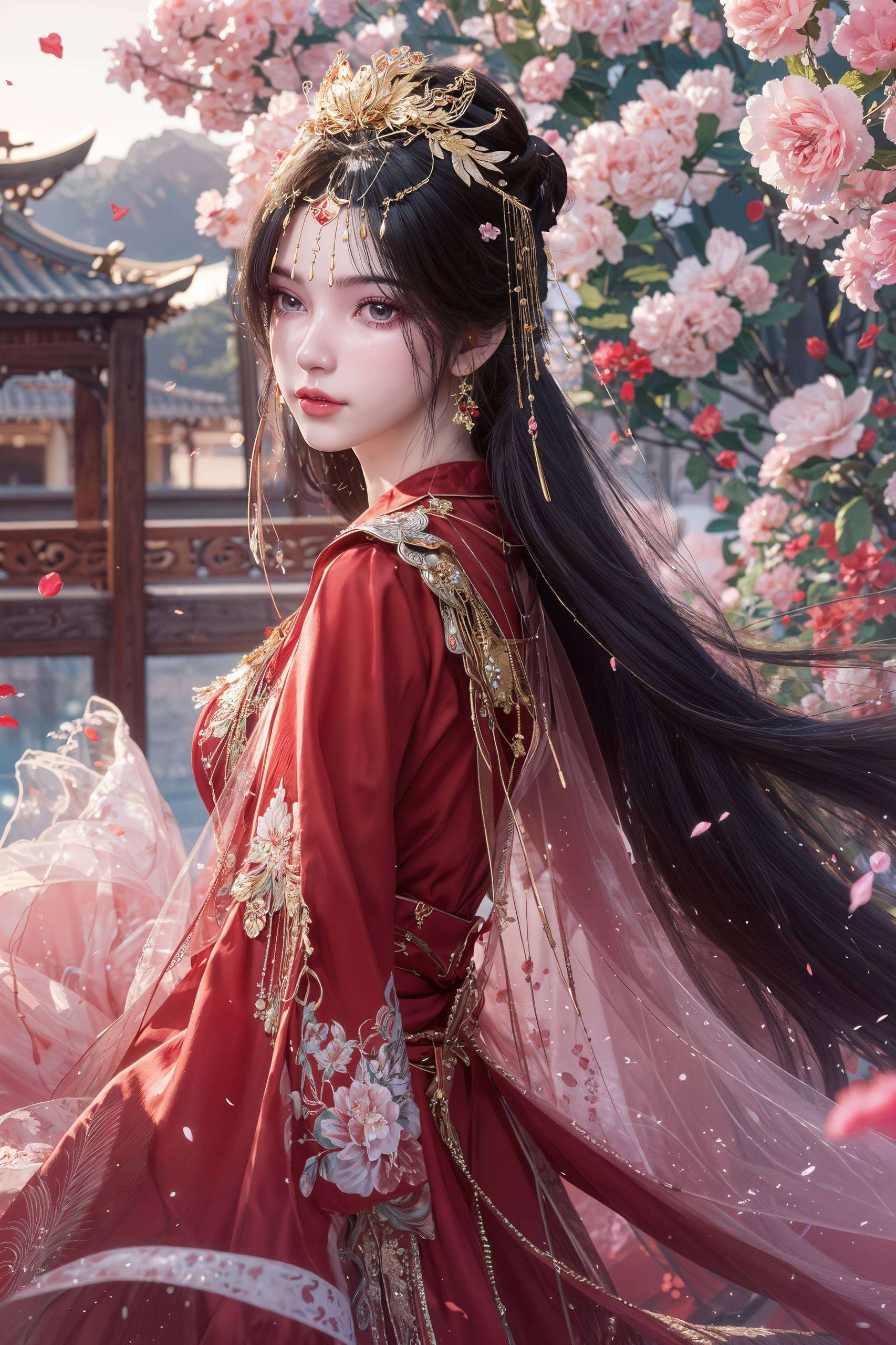不仅仅是容颜的倾城更是灵魂的纯净与坚韧