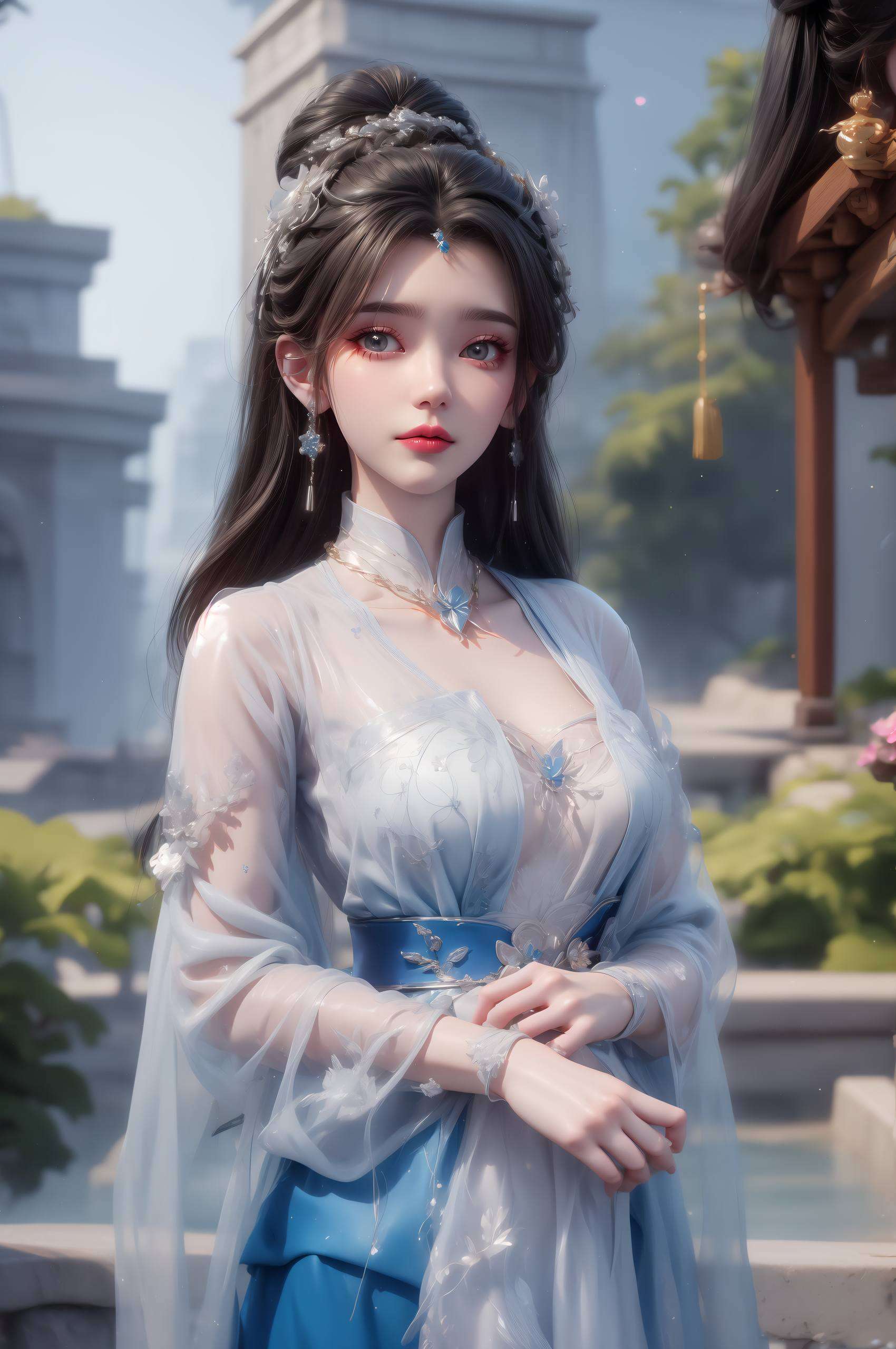 无论是她的仙逆风采还是那双仿佛能看透人心的眼眸