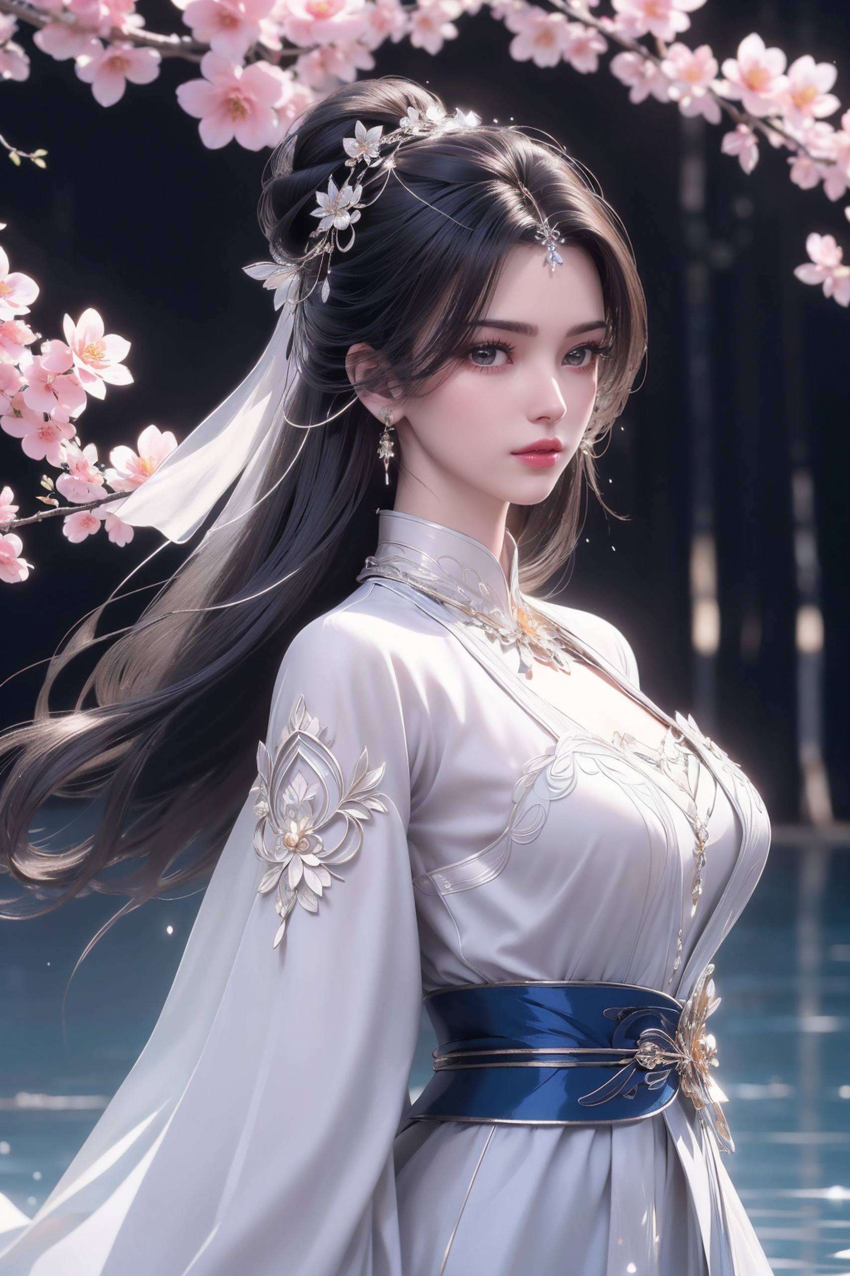在仙逆的世界里她的每一个微笑都让人感受到生命的绚烂与无常