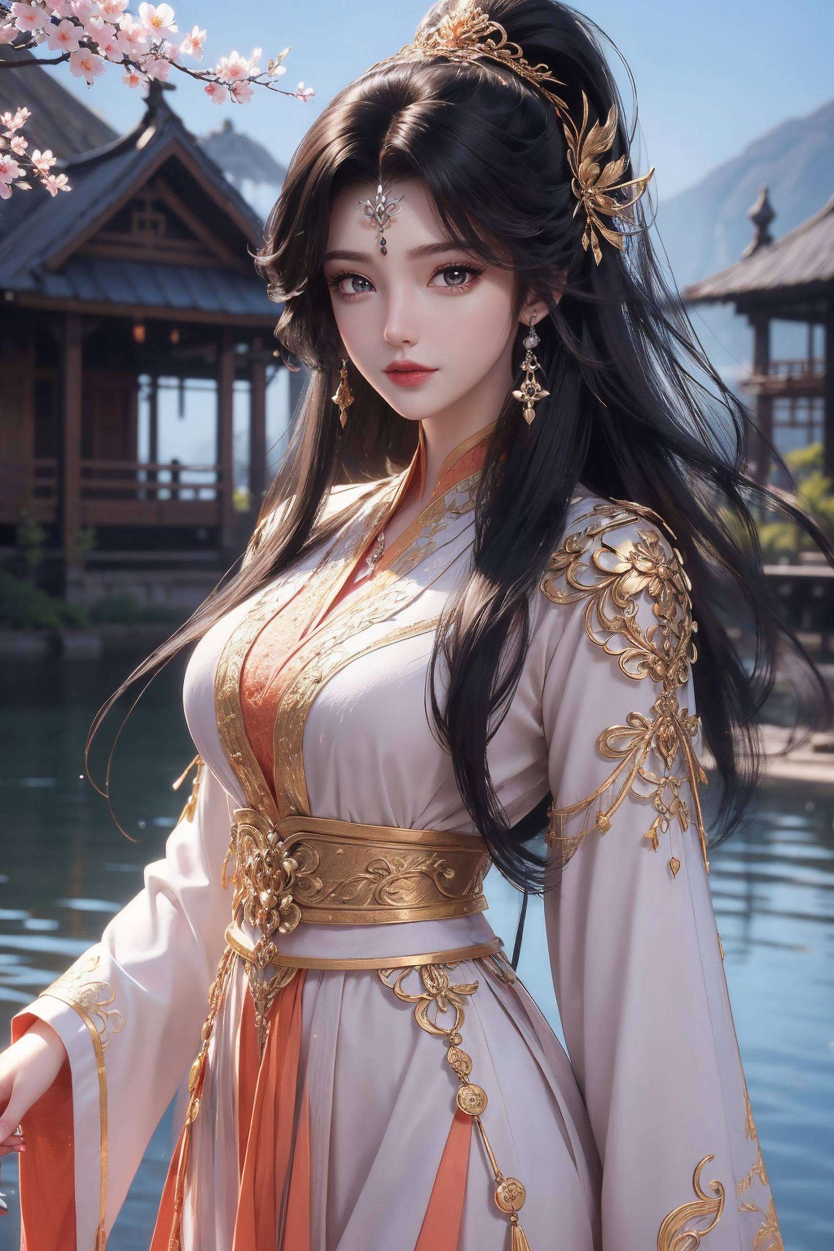 周紫虹以她那紧身衣勾勒出的完美曲线让人每次解锁手机都仿佛进入了一个全新的奇幻世界