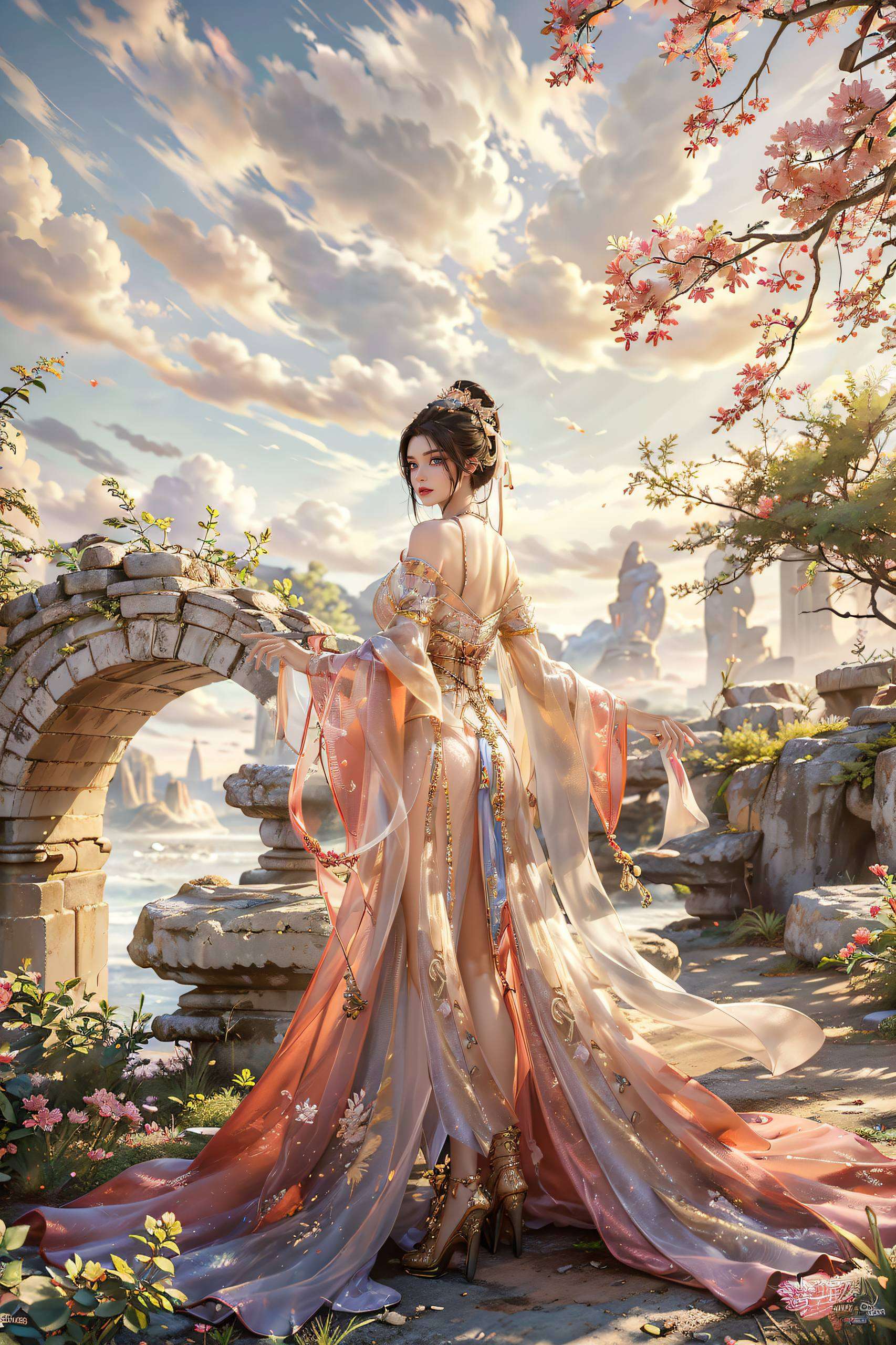 不仅在玄幻世界里风华绝代连4K超清壁纸都能让人感受到她的仙气飘飘