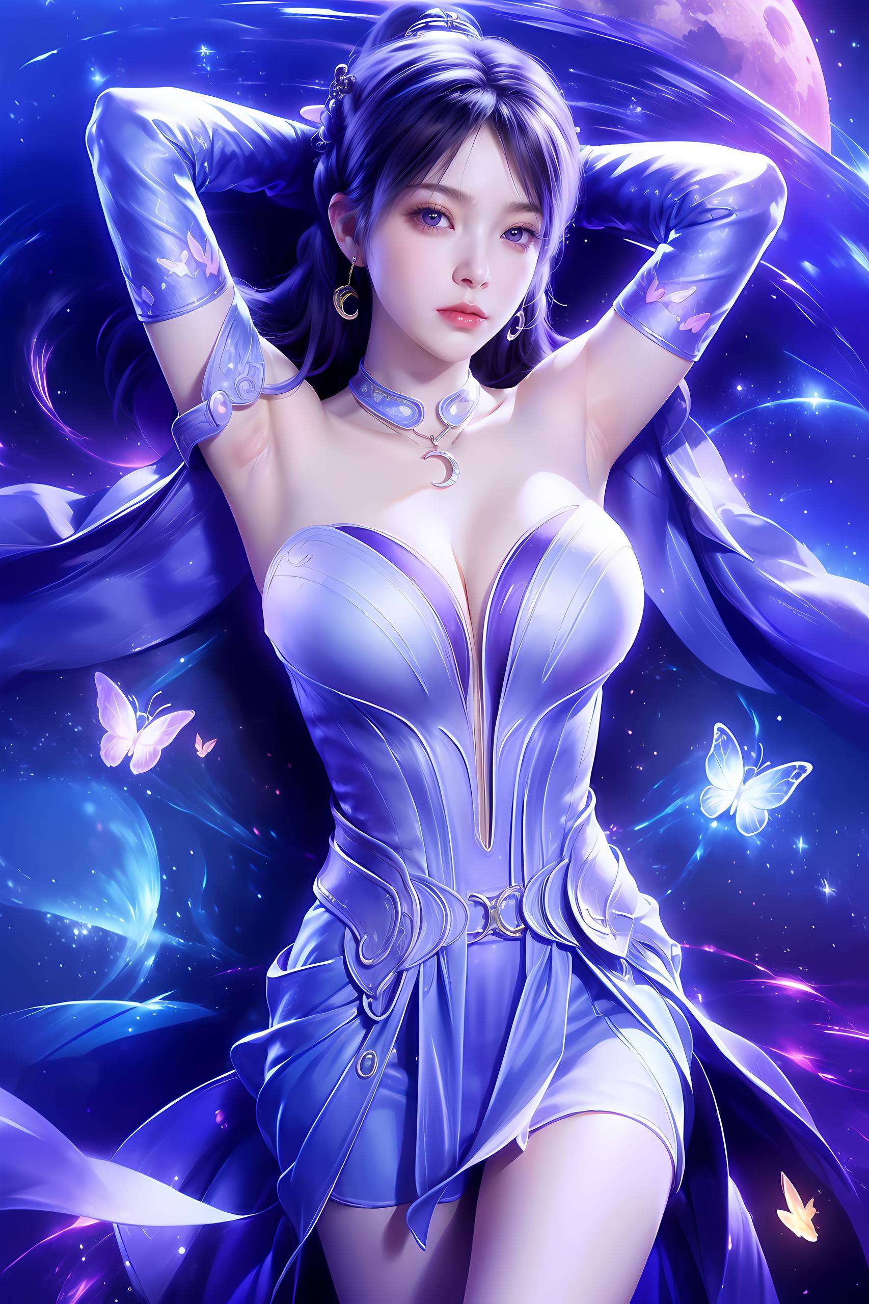 嘿这款壁纸不仅高清到让你能数清她的每一根发丝