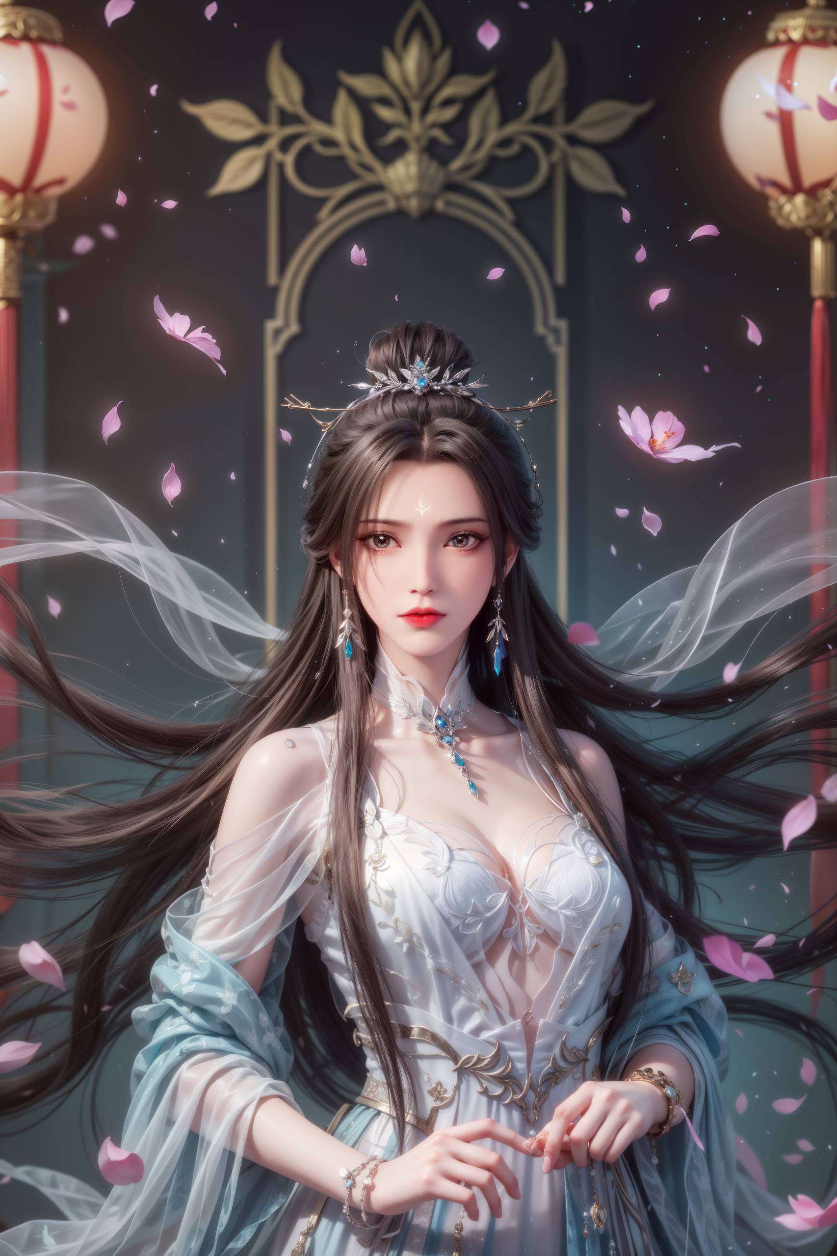 冷酷中带着致命的吸引力让你的手机也感受一下国漫女神的魅力！